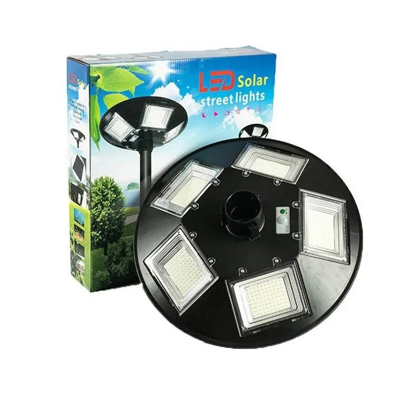 UFO3 4 5 Solar Street Light 300W 400W 500W Waterproof Yard Lamp PIR Zpaxo
