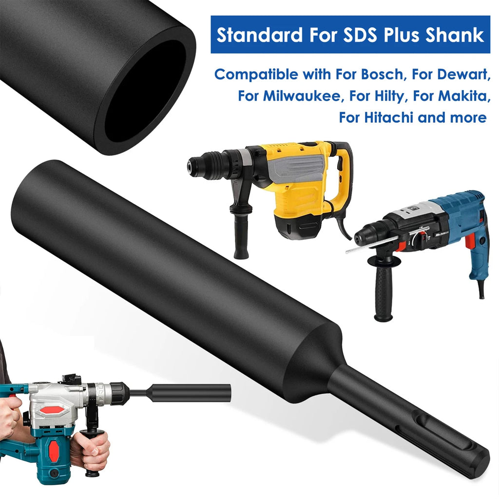 1/2PCS SDS Plus Ground Rod Driver Durable Hardened Steel Professional for Rotary Hammer Drill Power Tool for 5/8Inch and 3/4Inch Zpaxo