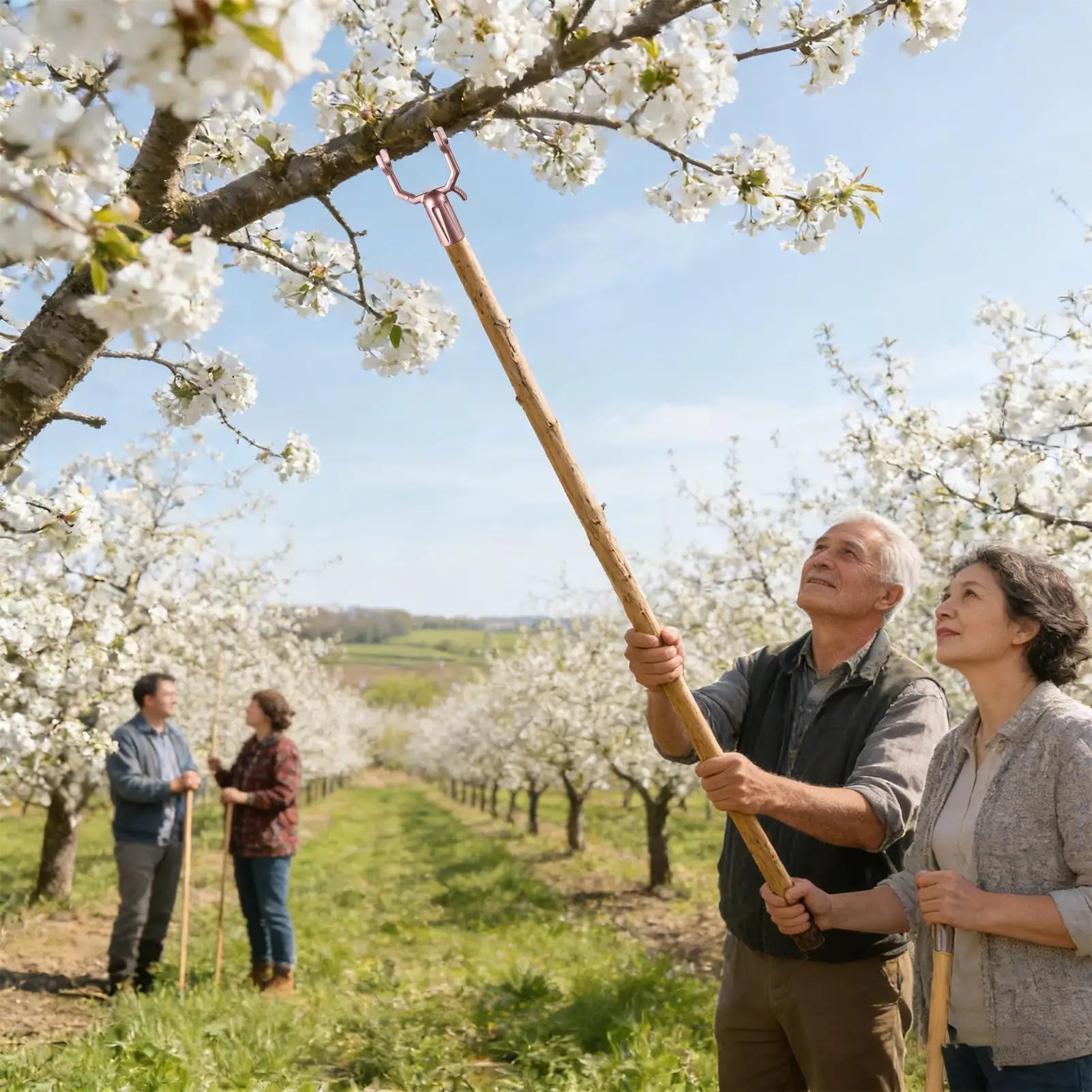 Tree Branch Support Pole 5-pieces Adjustable Plant Stabilizer Tree Supports For Garden Backyard Orchard Farm Nursery Patio Deck Zpaxo