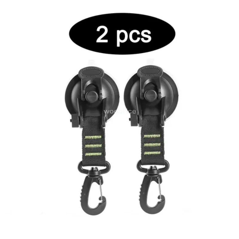 1 Car Tent Suction Cups Outdoor Camping Rope Powerful Cup Buckle Side
