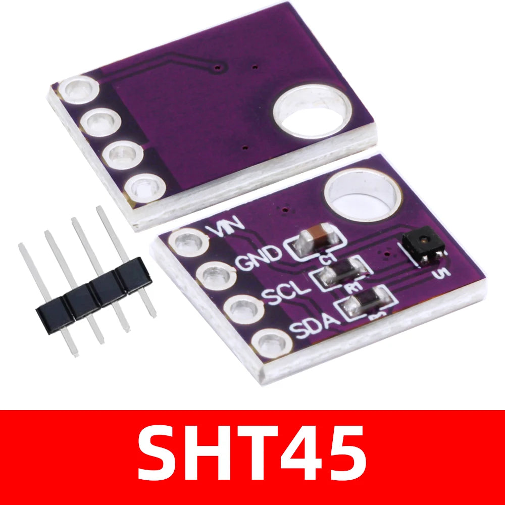 SHT30 SHT31 SHT41 SHT45 SHT30 Digital Temperature and Humidity Sensor Module I2C Environment Detection Zpaxo SHT45