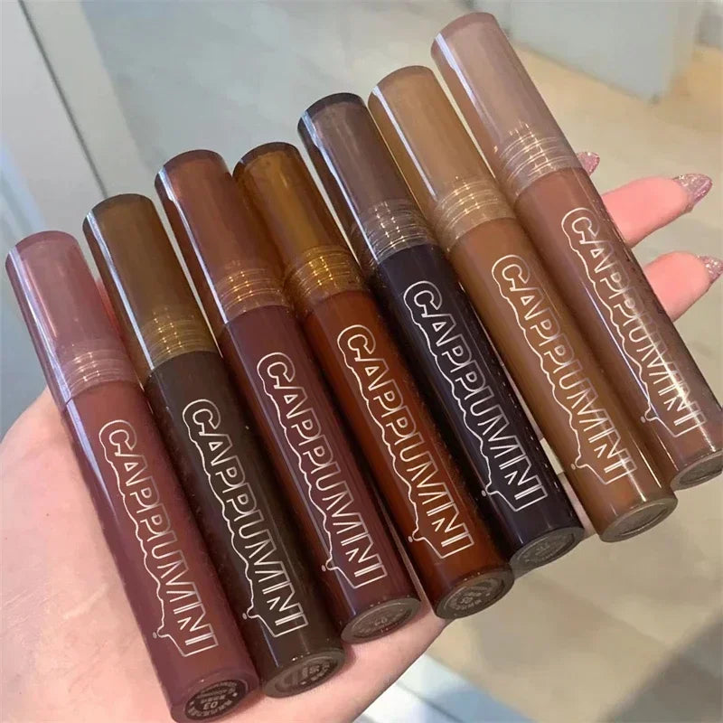 7 Color Mirror Moisturizing Lip Gloss Long-Lasting Non-Fading Hydrating Liquid Lipstick with Watery Texture Luxurious Lip Glaze Zpaxo