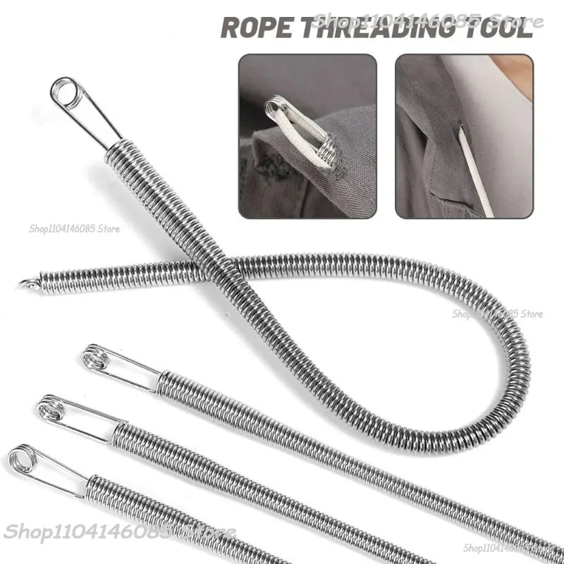 Drawstring Fastener Bendable Spring Drawstring Waist Clip The Drawstring with The Clasp Multi-functional DIY Sewing Tools Zpaxo
