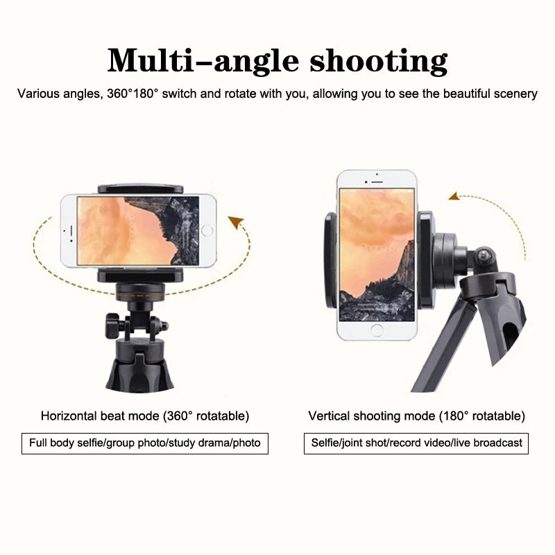CMPortable Mini Adjustable Desktop Smartphone Tripod Mount Cell Phone