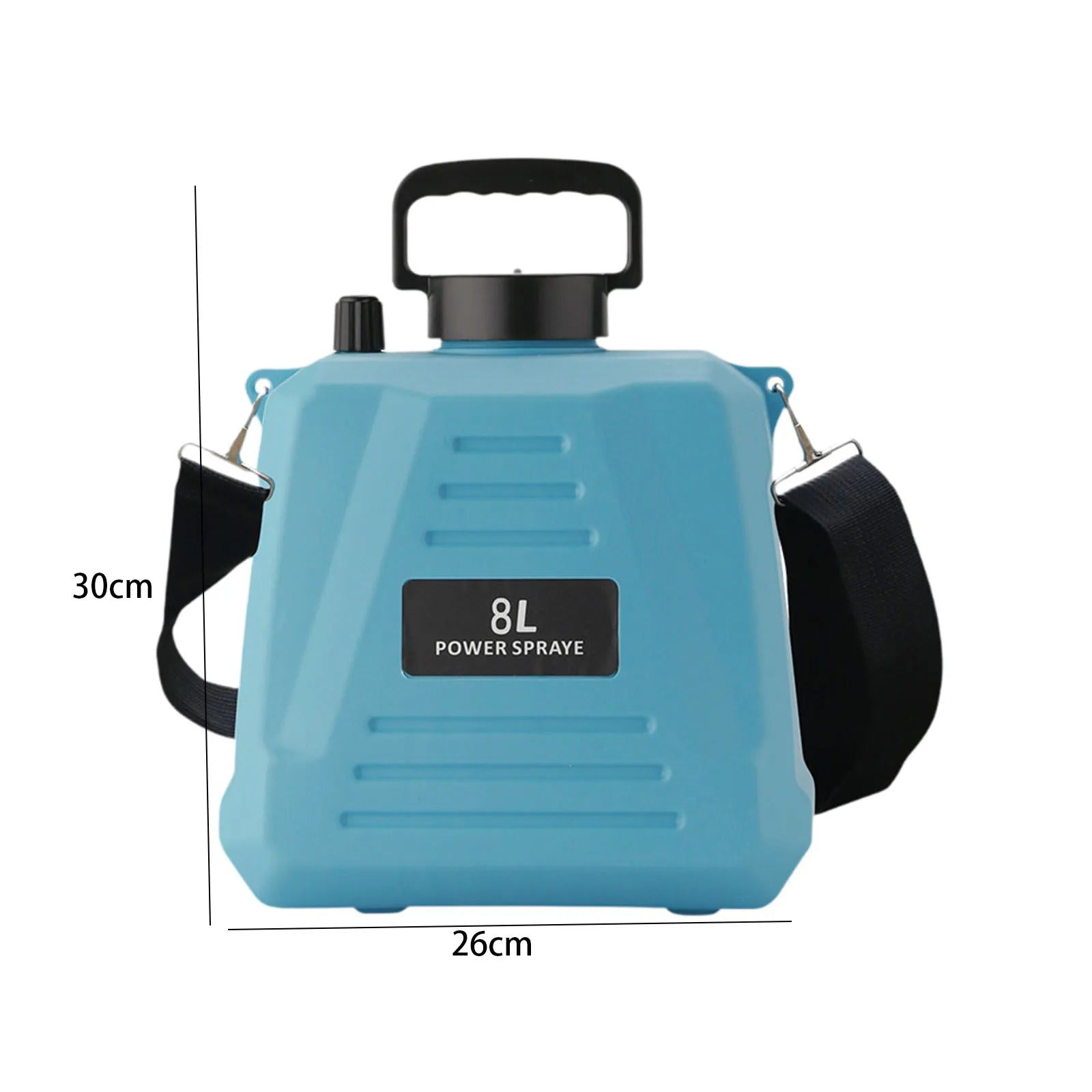 5/8L Shoulder Electric Pesticide Sprayer Pot with 3 Nozzle Garden Sprayer for Garden Watering Handheld Pesticide Sprayer 120Mins Zpaxo 8L Blue Water Can