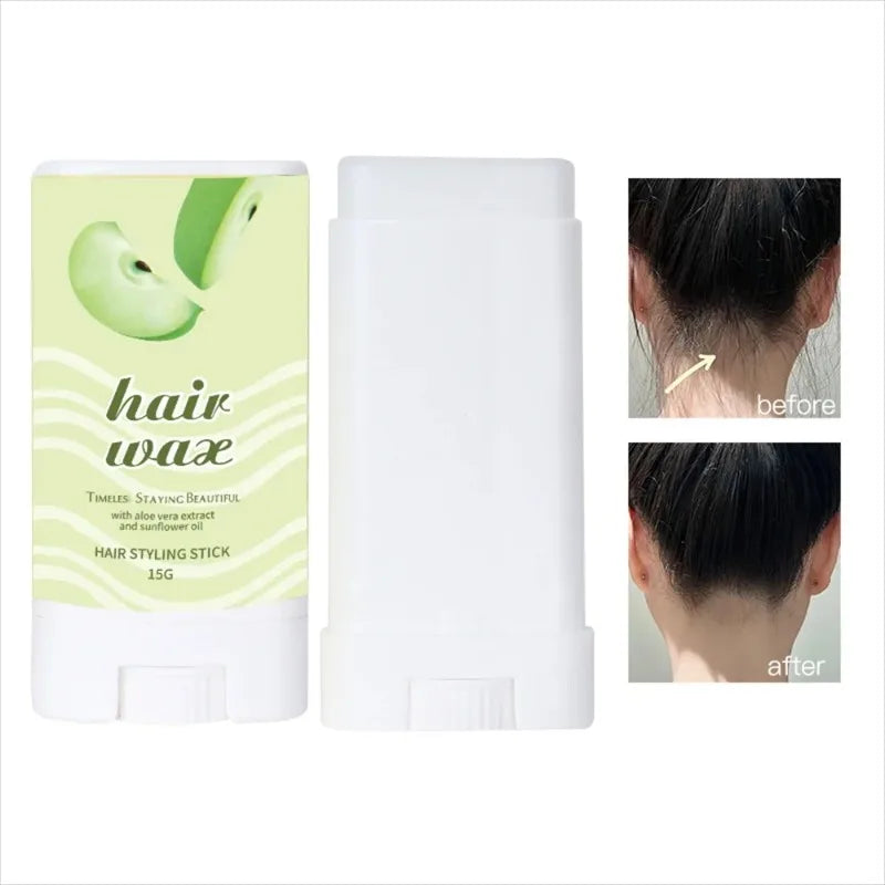 Hair Wax Pomade Broken Frizz Fixed Fluffy Styling Greasy Gel Lasting Zpaxo Apple