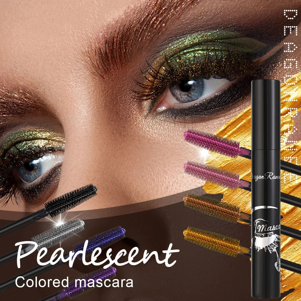 Colorful Mascara, Long-Lasting, Waterproof, Non-Smudged, Lightweight, Smooth, Easy to Color, Thick, Slender, Thick and Lengthening Zpaxo