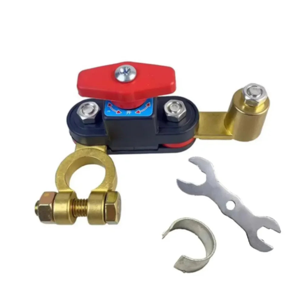Double-Sided Rotation Battery Disconnect Switch Manual Automatic Leakage Protector Circuit Breaker Anti-Power Off Heavy Duty Zpaxo Power-off switch