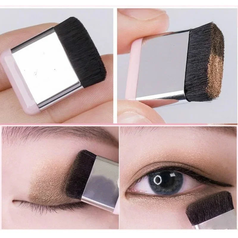 Two-color Matte Eye Shadow Double Small Box Lazy Easy Carry Eyeshadow