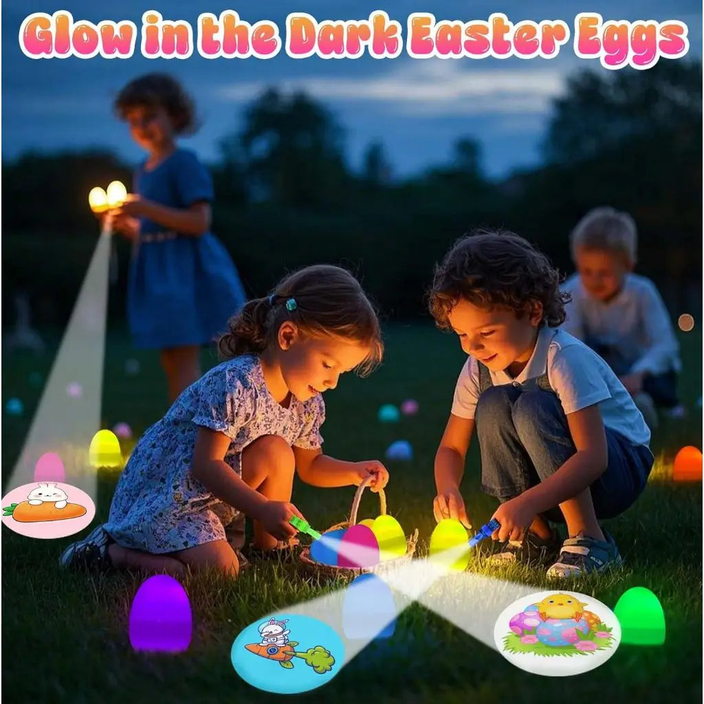 36 LED Light-up Finger Lights Glow-in-the-dark Easter Party Favors