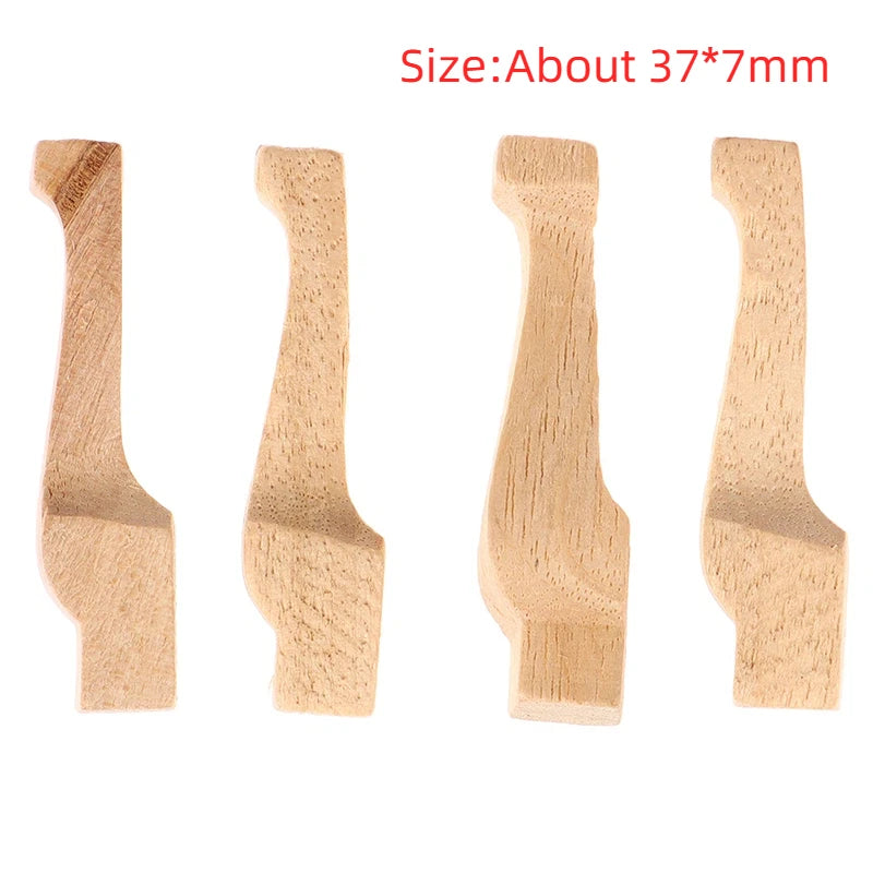 ▶4pcs/lot 1:12 Wood Dollhouse Table Leg Miniature Furniture Diy Dollhouse Accessories Simulation Table Feet Model Dollhouse Toy Zpaxo A