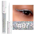 1PC Glittering Liquid Eyeliner and Eyeshadow, Smooth, Shimmering, Brightening, Waterproof,Suitable for Festivals/carnivals/party Zpaxo 07