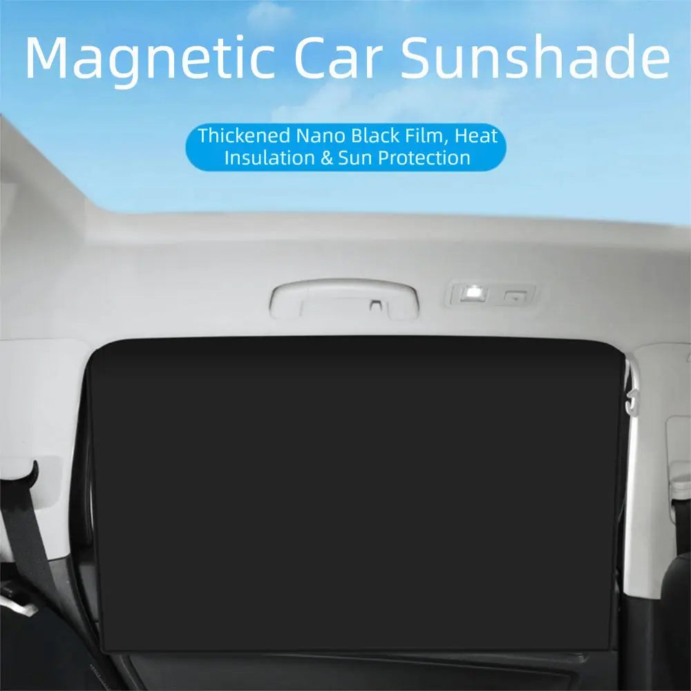 2/4Pcs Magnetic Car Window Sun Shade 99% UV Blocking Heat Protection Car Window Covers Quick Release Blackout Zpaxo
