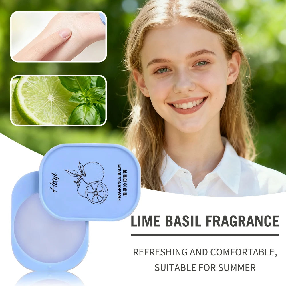 Solid Perfume Balm – Long-Lasting Floral Scents, Vegan, Compact, Face/Hands/Body Use, Unisex, Certified, Skin-Friendly Zpaxo