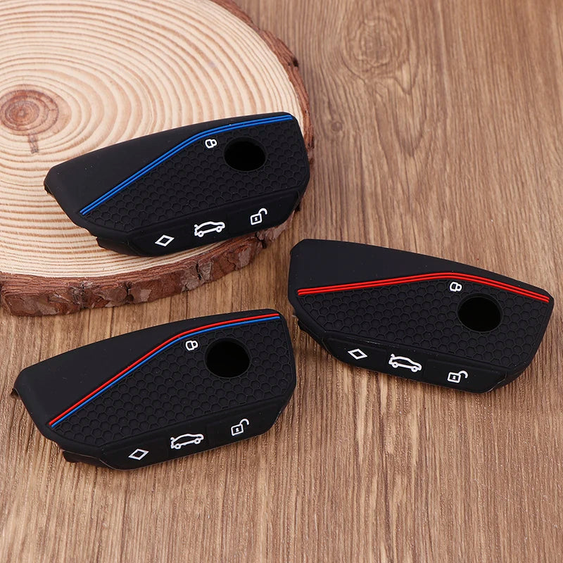 Silicone BMW Key Cover – i7 X7 iX X1 XM M3 7 Series Fob Shell