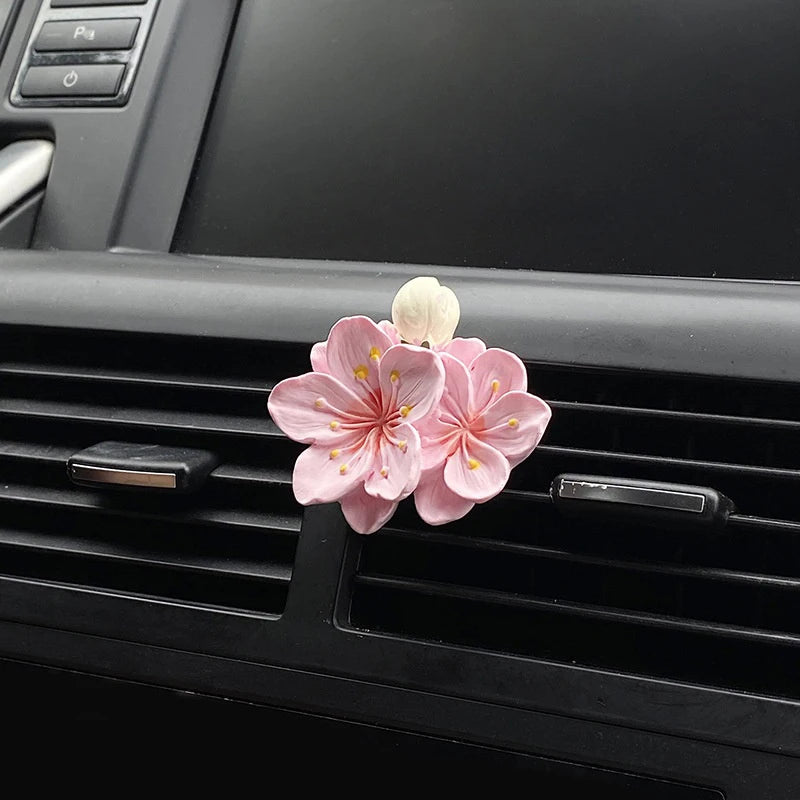 Peach Blossom Car Vent Clip Air Freshener | Aroma Diffuser