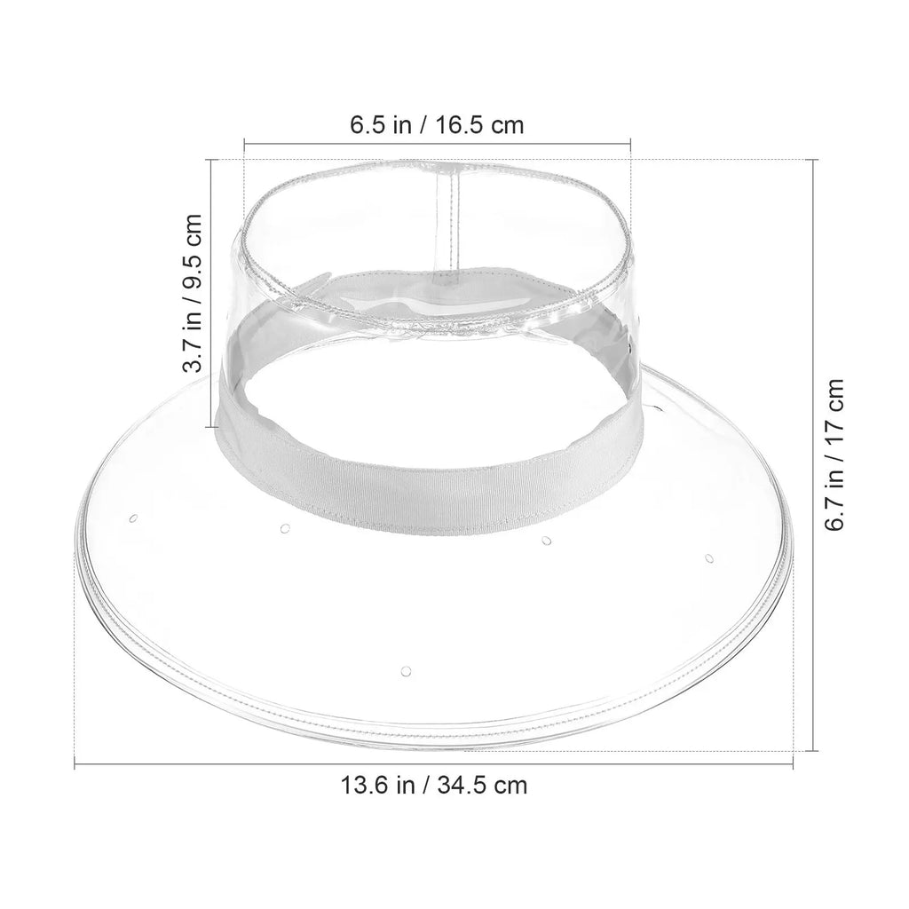 1Pcs Waterproof PVC Bucket Hat Transparent Fisherman Outdoor Beach Cycling Hiking Sun Protection Headwear Fisherman Hat Zpaxo