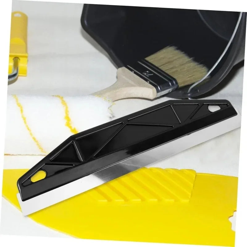 Professional 12-Inch Yellow Paint Shield Ergonomic Handle Precision