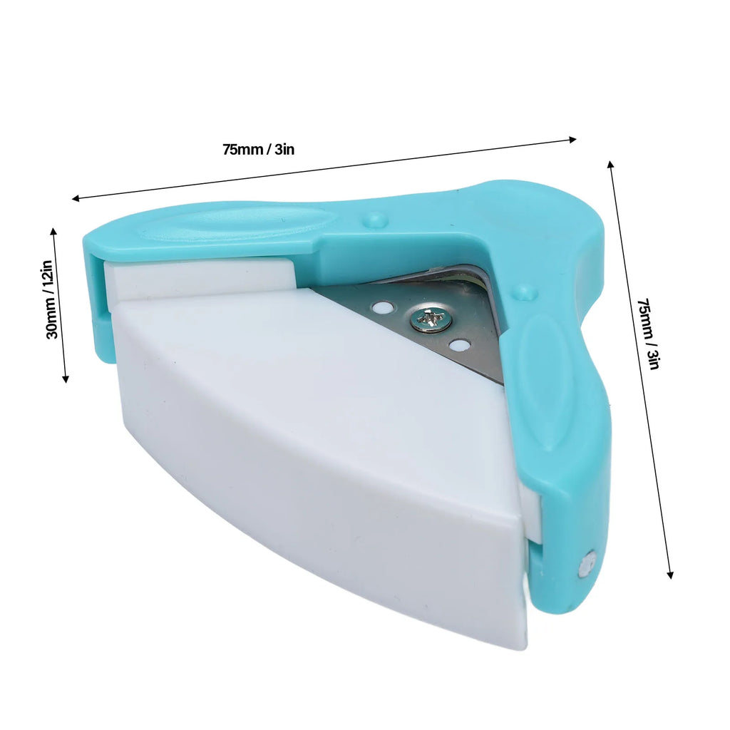 R5mm Round Corner Cutter Punch Corner Cutter for Crafts Laminate Photo Scrapbooking Card Making 4 Sheets A4 Paper 80G Capacity Zpaxo