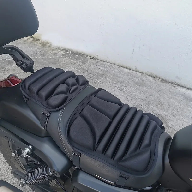 2-Pack Motorcycle 3D Gel Seat Cushion – Breathable Universal Pad
