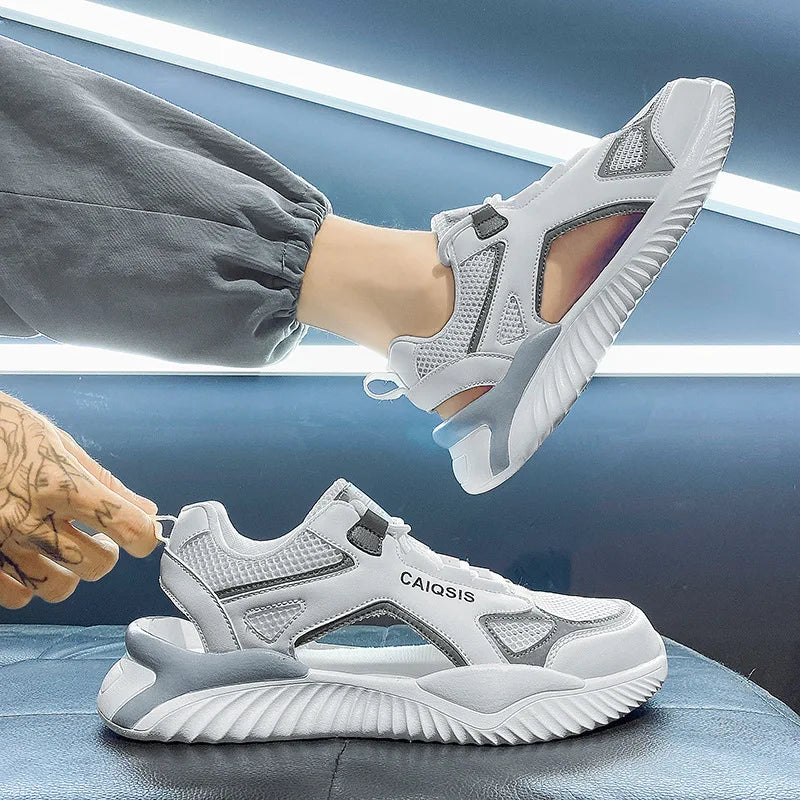 CINESSD Summer Mesh Breathable Casual Shoes Mens Beach Men's Zpaxo