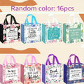Floral Bible Tote Bags – Reusable Non-Woven Gift Bags (8–32 Pack)