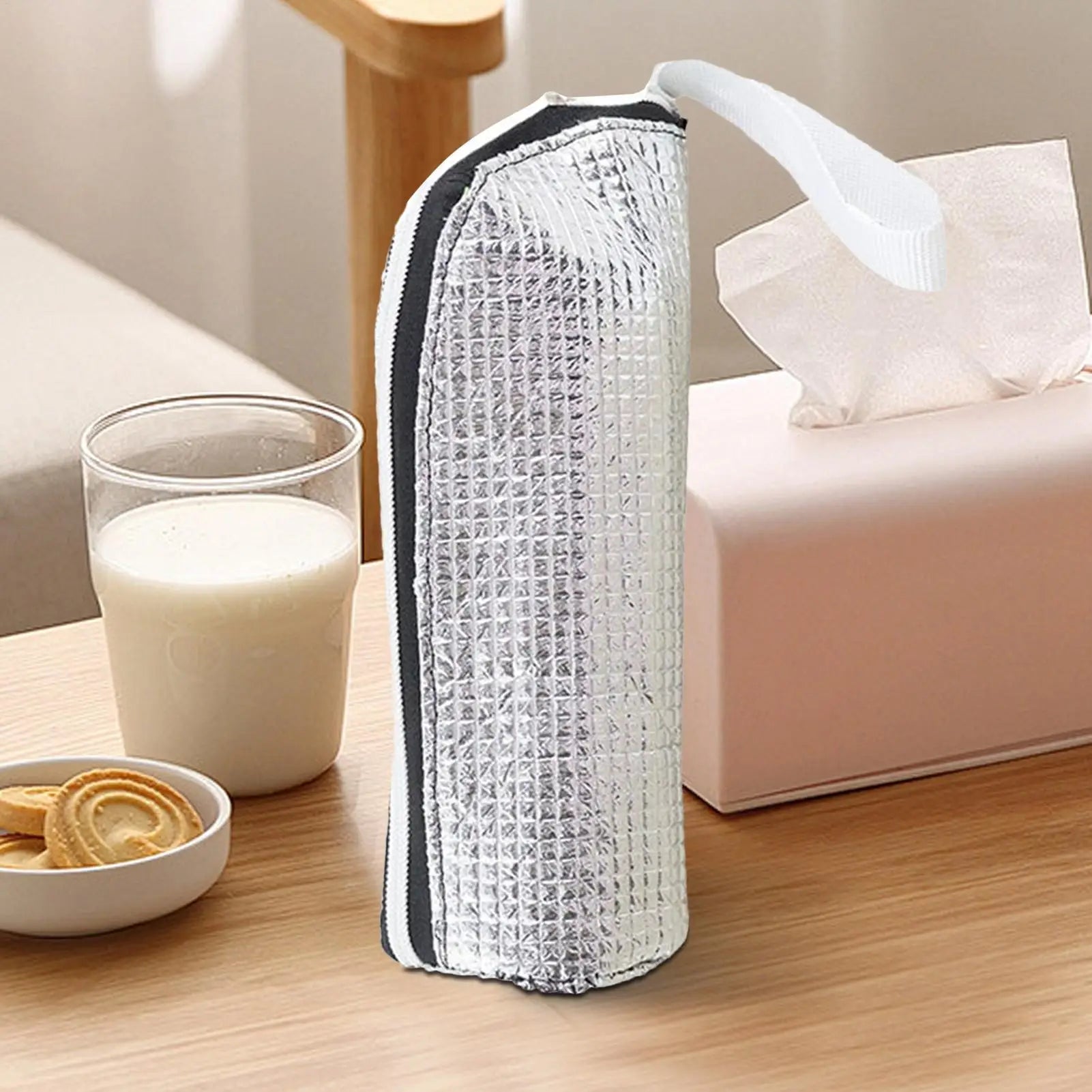 Water Bottle Sleeve Thermal Insulated Water Bottle Bag Beverage Carrier Pouch Insulators Bag For Traveling Fitness Outings Zpaxo