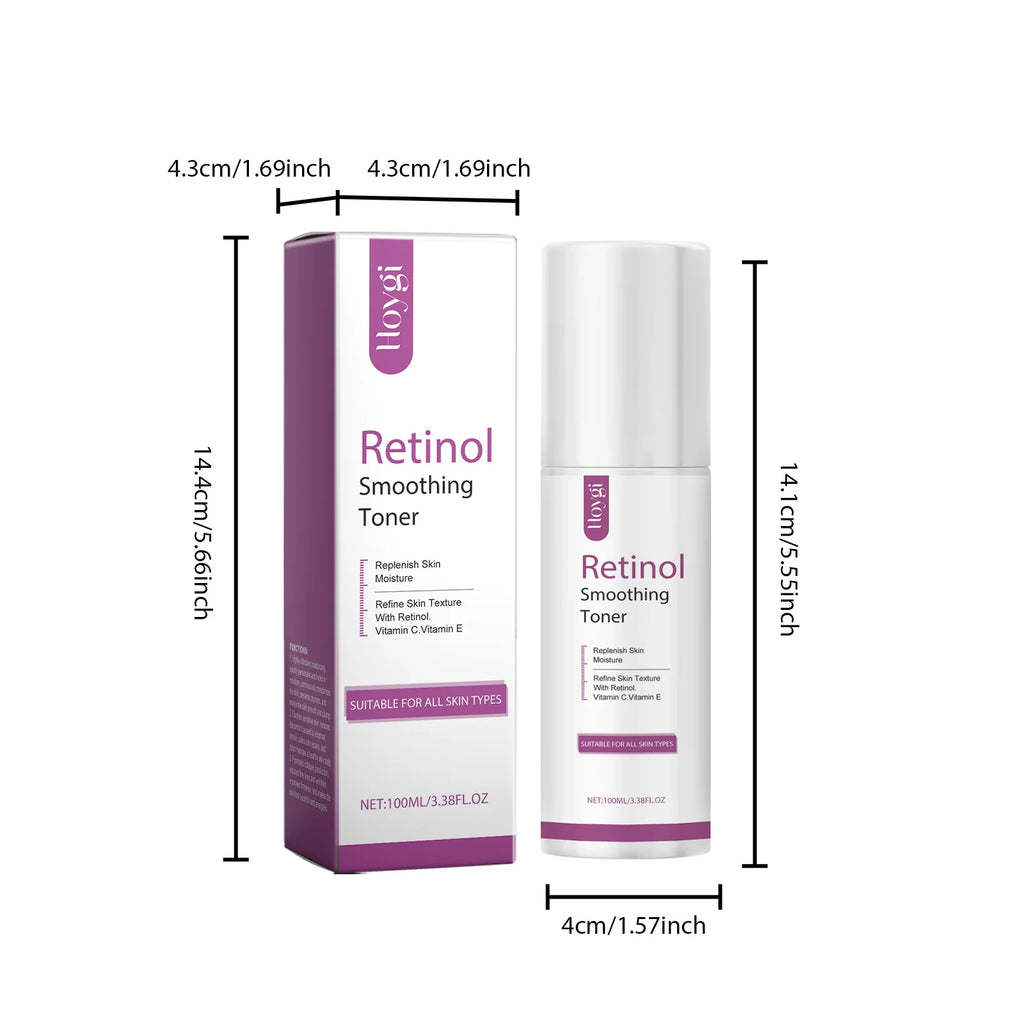 100ml Retinol Hydrating Toner Firming Lifting Fade Fine Lines Improves Dullness Brightening Smoothing Deep Nourishing Skin Care Zpaxo