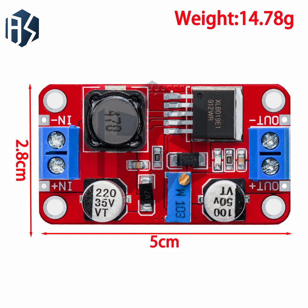 XL6019 Adjustable DC-DC Boost Module Step-up Voltage Converter Zpaxo