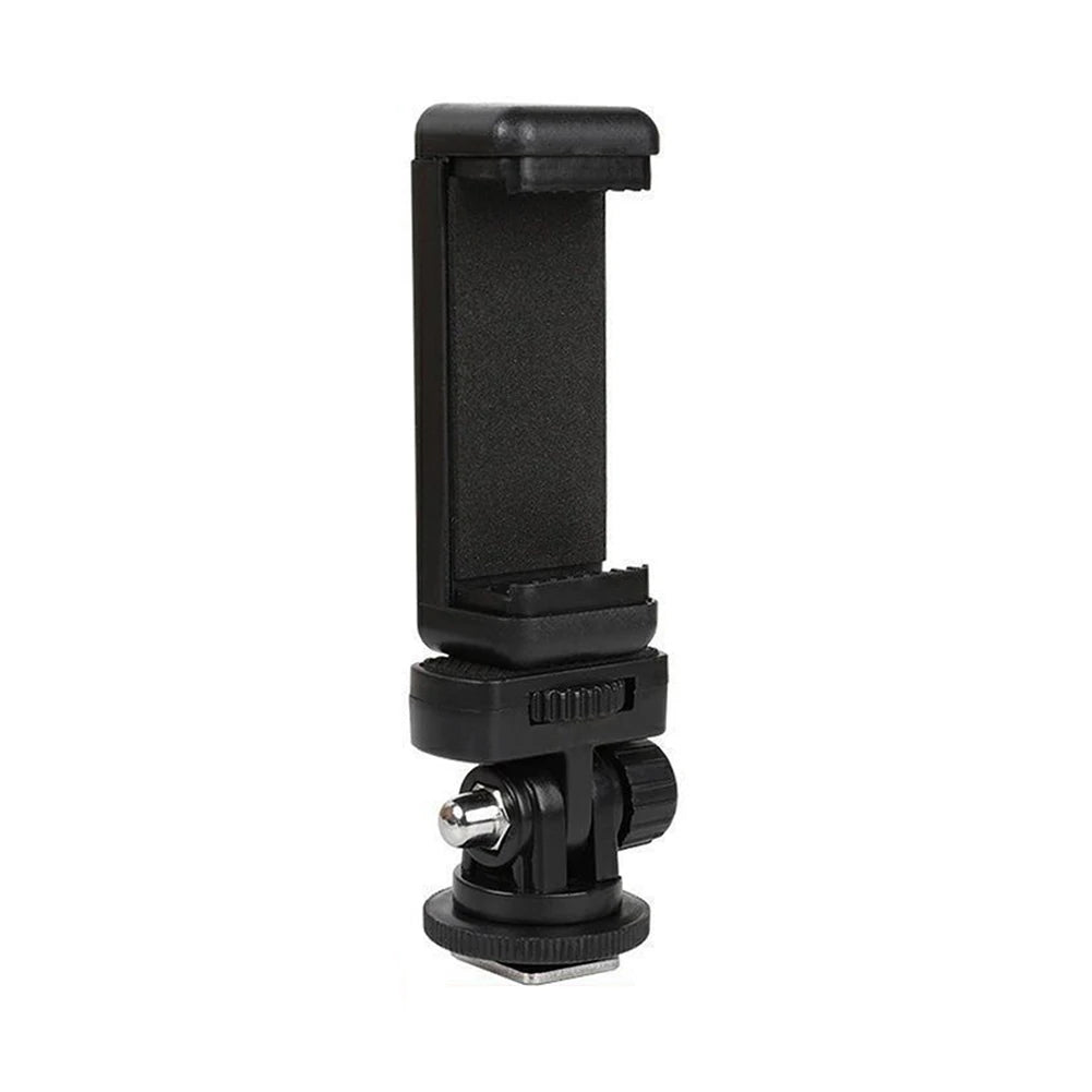 Camera Shoe Phone Holder 360 Rotation Mobile Clip Monitor Flexible