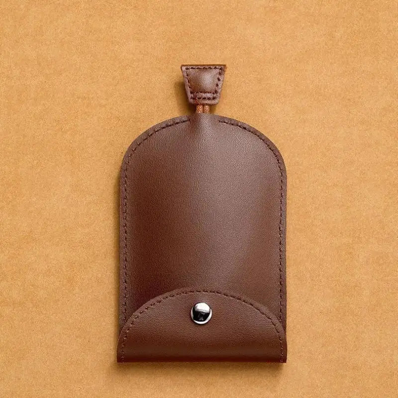 Retro PU Leather Pull-Out Key Holder & Mini Coin Purse