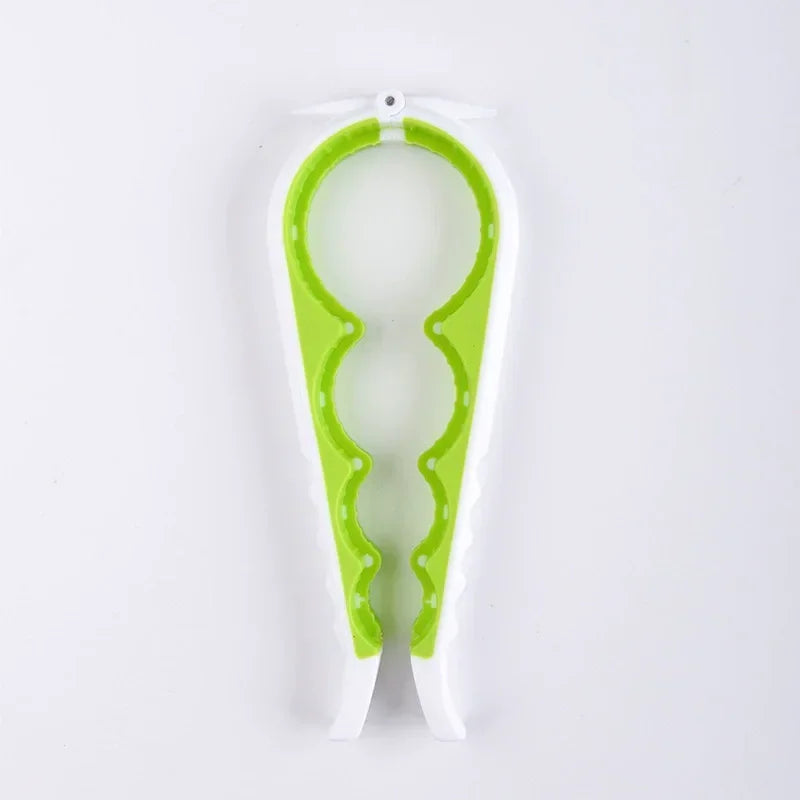 4-in-1 Multi-Function Bottle & Can Opener – Anti-Slip Grip Bottle & Can Opener Zpaxo Green