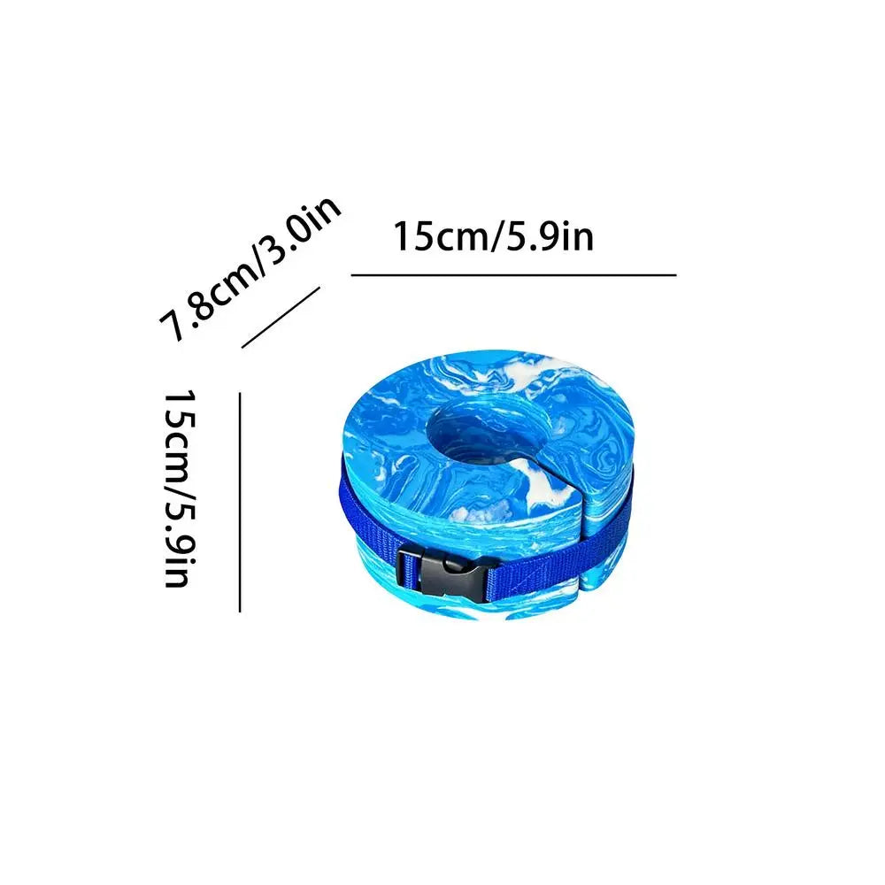 2-Pack Swim Aquatic Cuffs Kids Arm Floaties Adjustable High-density