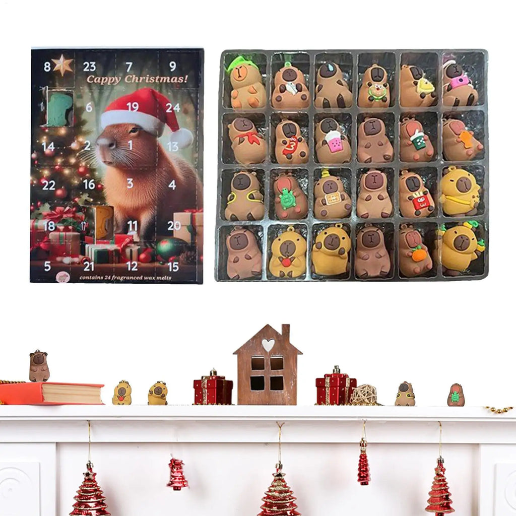 2025 Capybara Advent Calendar 24 Days Christmas Countdown Toy