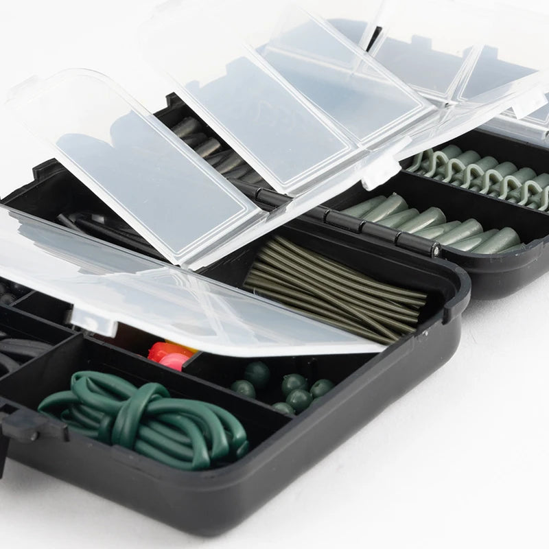 277-Piece Carp Fishing Rigs Kit – Swivels, Hooks & Lures Fishing Rigs Kit Zpaxo