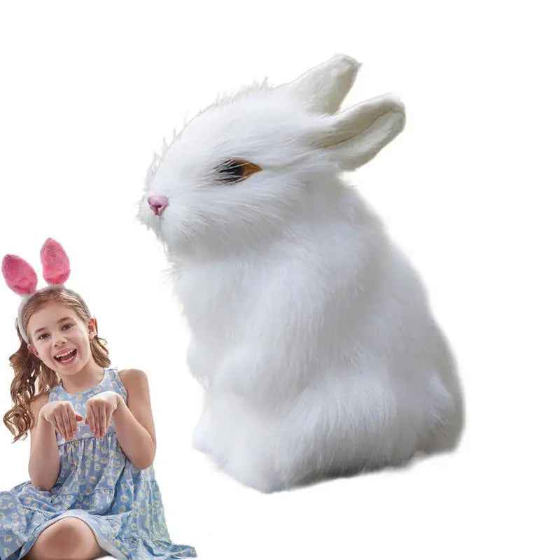 Stuffed Bunny Plush Easter Rabbit Ornament Baby Bunny Bedtime Stuffed Animal Plush Easter Stuffers Toy Decoration For Boys Girls Zpaxo