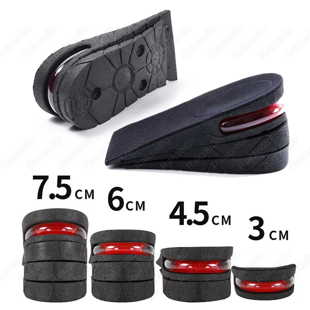 Height Increase Insoles Men Women Heel Shoe Lift Insert Air Cushion