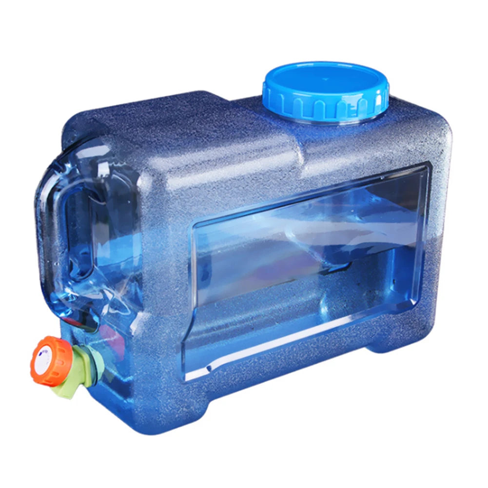 15- Capacity Outdoor Water Bucket Faucet Portable Tank Camping Hiking Zpaxo