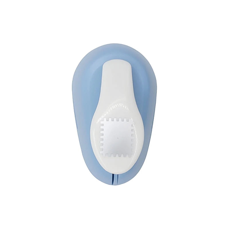 Blue DIY Stamp Border Punch Shape Craft Embossing Machine Round Hole Zpaxo 1PCS