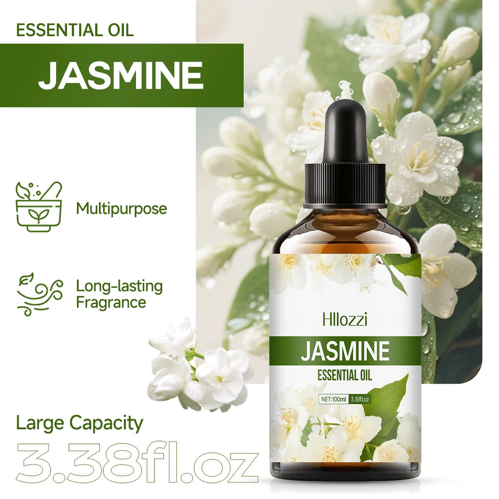 JASMINE ESSENTIAL OIL a high-quality moisturizing nourishing massage oil with a refreshing scent, suitable for all skin types Zpaxo