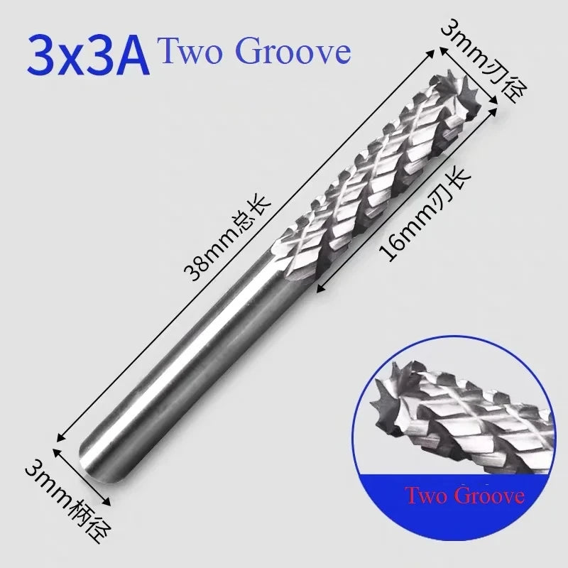 10/1pcs Tungsten Carbide Rotary File hard alloy rotary bur Drill Bit engraving cutter 3mm shank Grinding Head Zpaxo 3X3A-2 Other