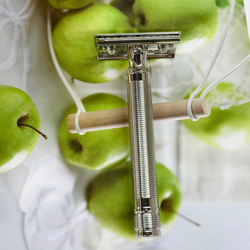 Yaqi Stainless Steel Safety Razor – 0.75mm Blade Gap Smooth Shave Safety Razor Zpaxo