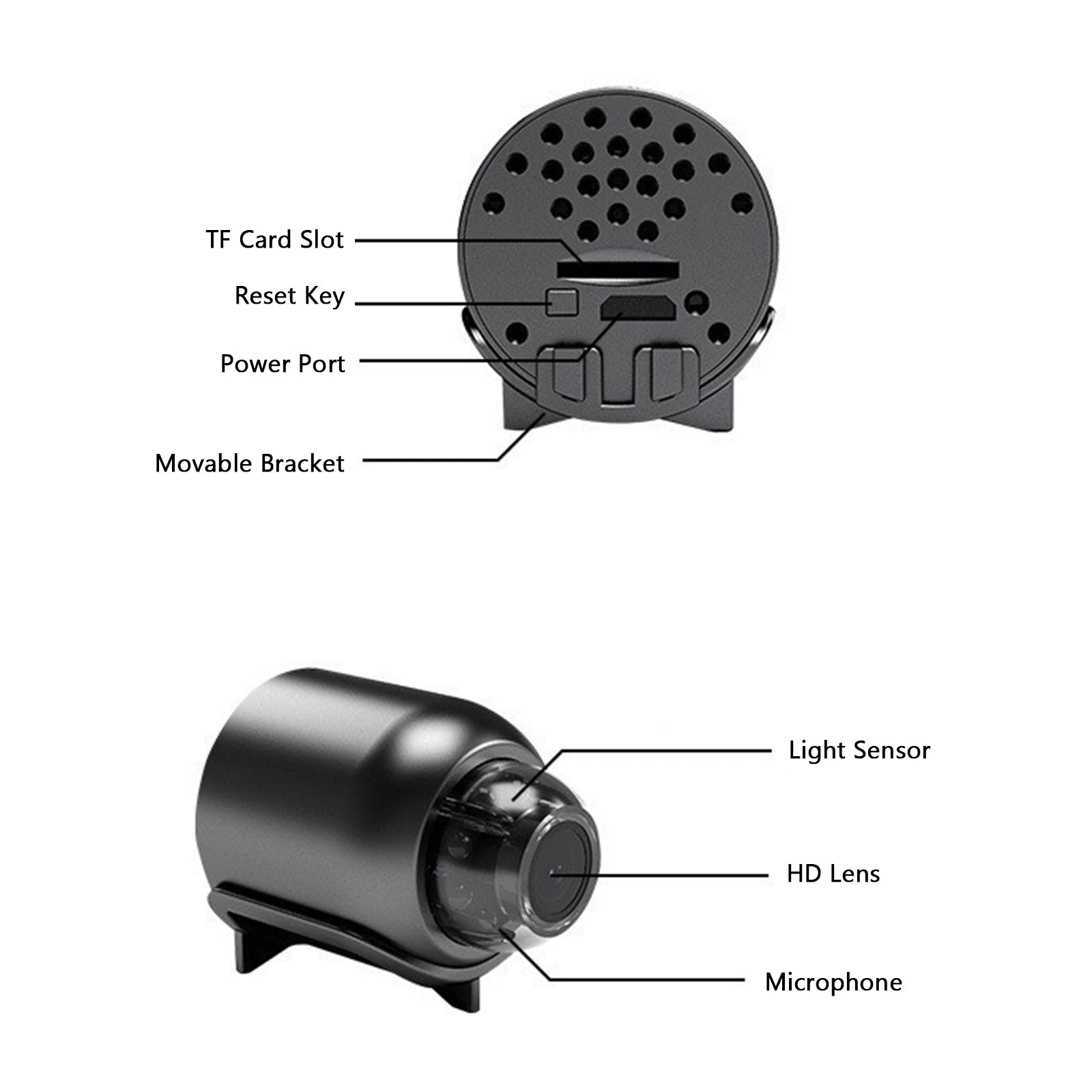 X5 Wireless Camera 720P Surveillance Security Video Cam Motion Detect