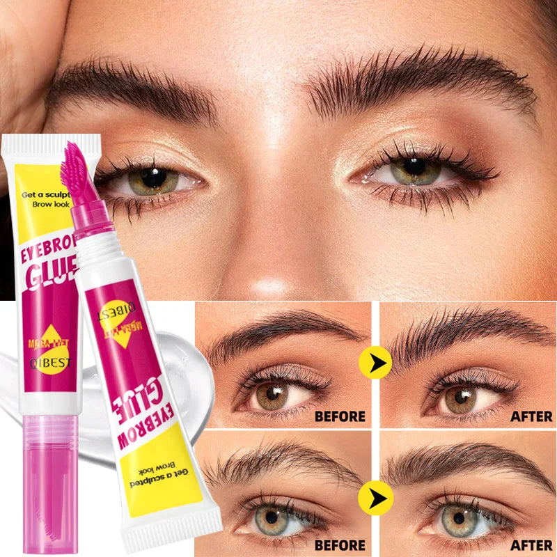 Durable Eyebrow Gel Waterproof Sweat Proof Quick Drying No Clumping