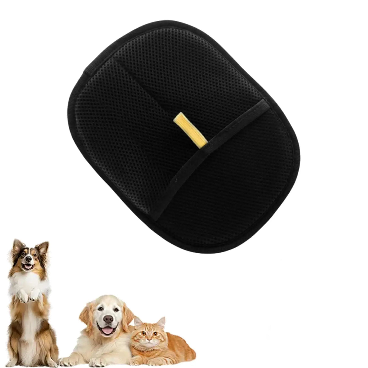Pet Hair Remover Brush Kitten Hair Remover Gloves Deshedding Brush Glove for Dog Cat Double-Sided Fur Hair Cleaning for Carpet Zpaxo 1PCS