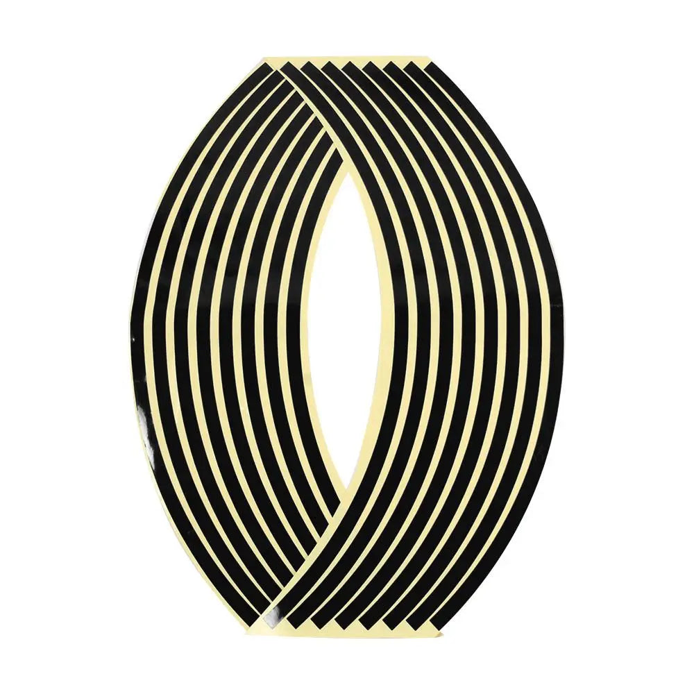 Stickers Reflective Stripes Motorcycle Stickers Wheel Rim Tape Motorcycles Wheel Sticker Rim Stripe Tape Reflective Sticker Zpaxo