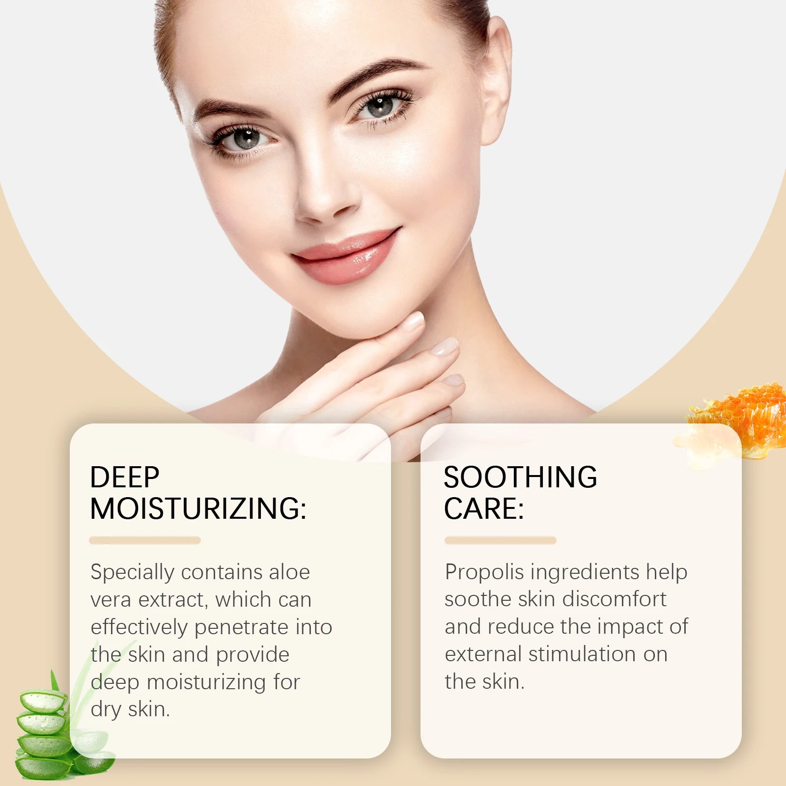 Aloe Propolis Moisturizing Cream – Anti-Aging Face & Body Face & Body Cream Zpaxo