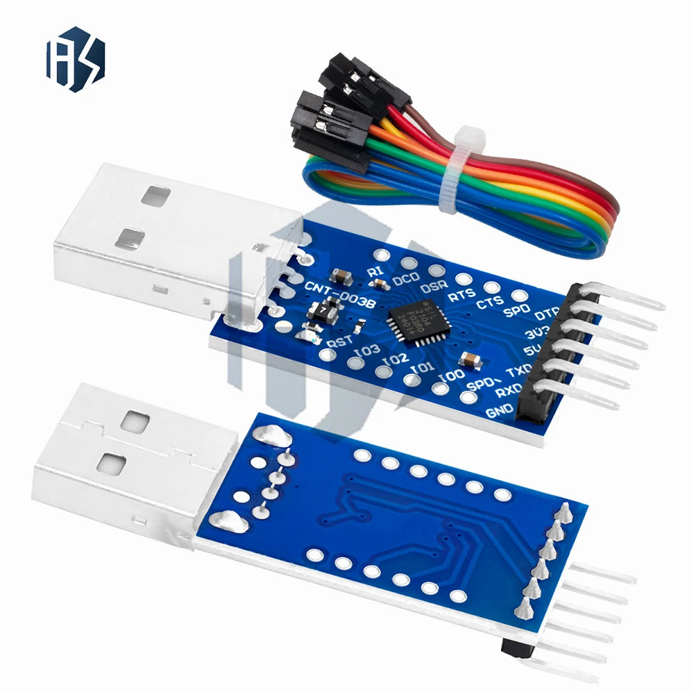 CP2104 6-Pin STC Programmer USB TTL Serial Adapter CP2102 Upgraded Zpaxo