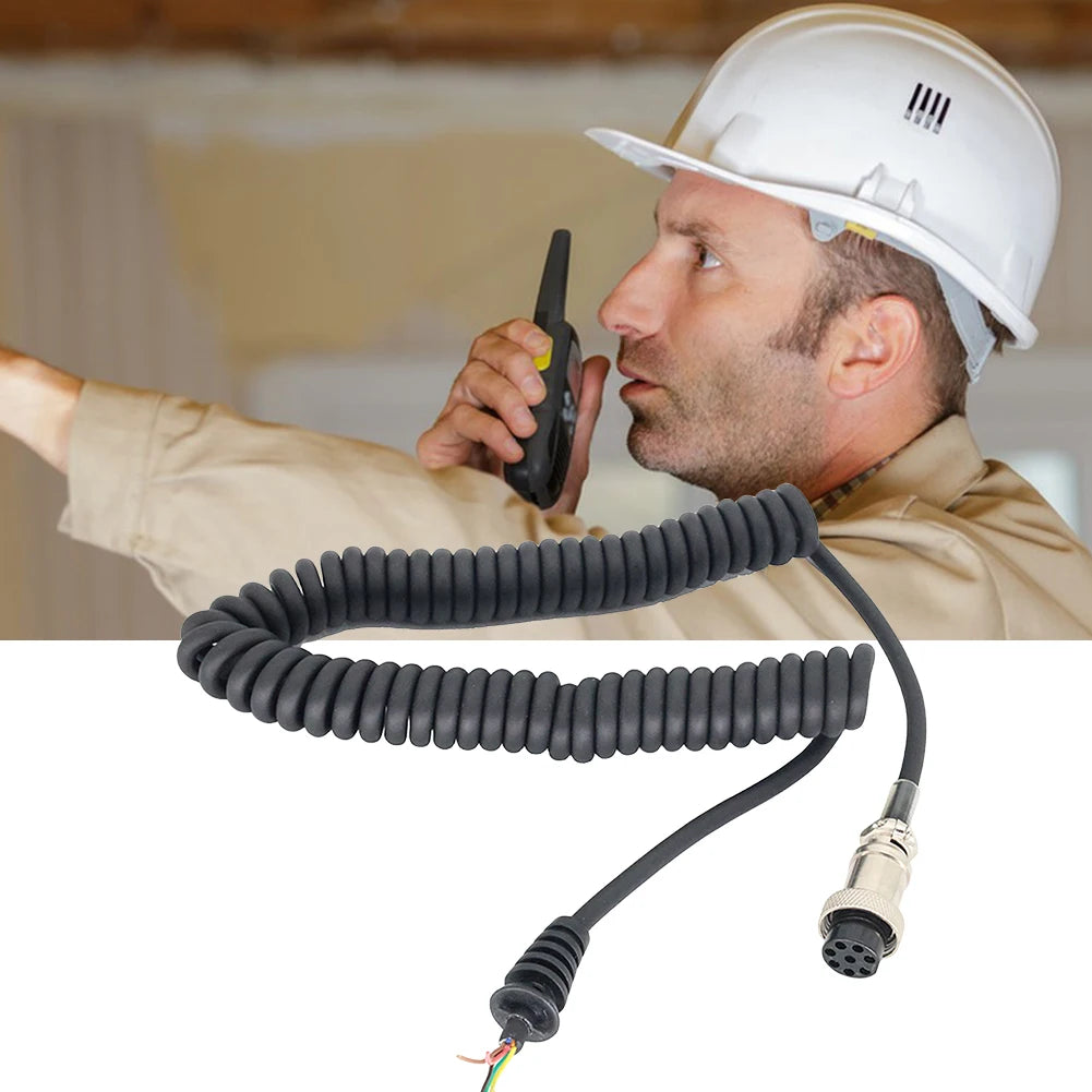HM-36 Microphone Extend Cable Stretchable 8 Pins Hand Speaker ICOM