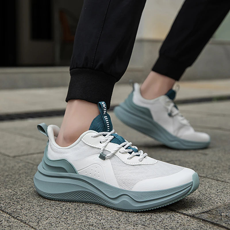 Men's Casual Sneakers Luxury Trainer Shoes Breathable Race Running
